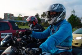 motociclistas en bogotá