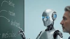 robot, enseñando a humano