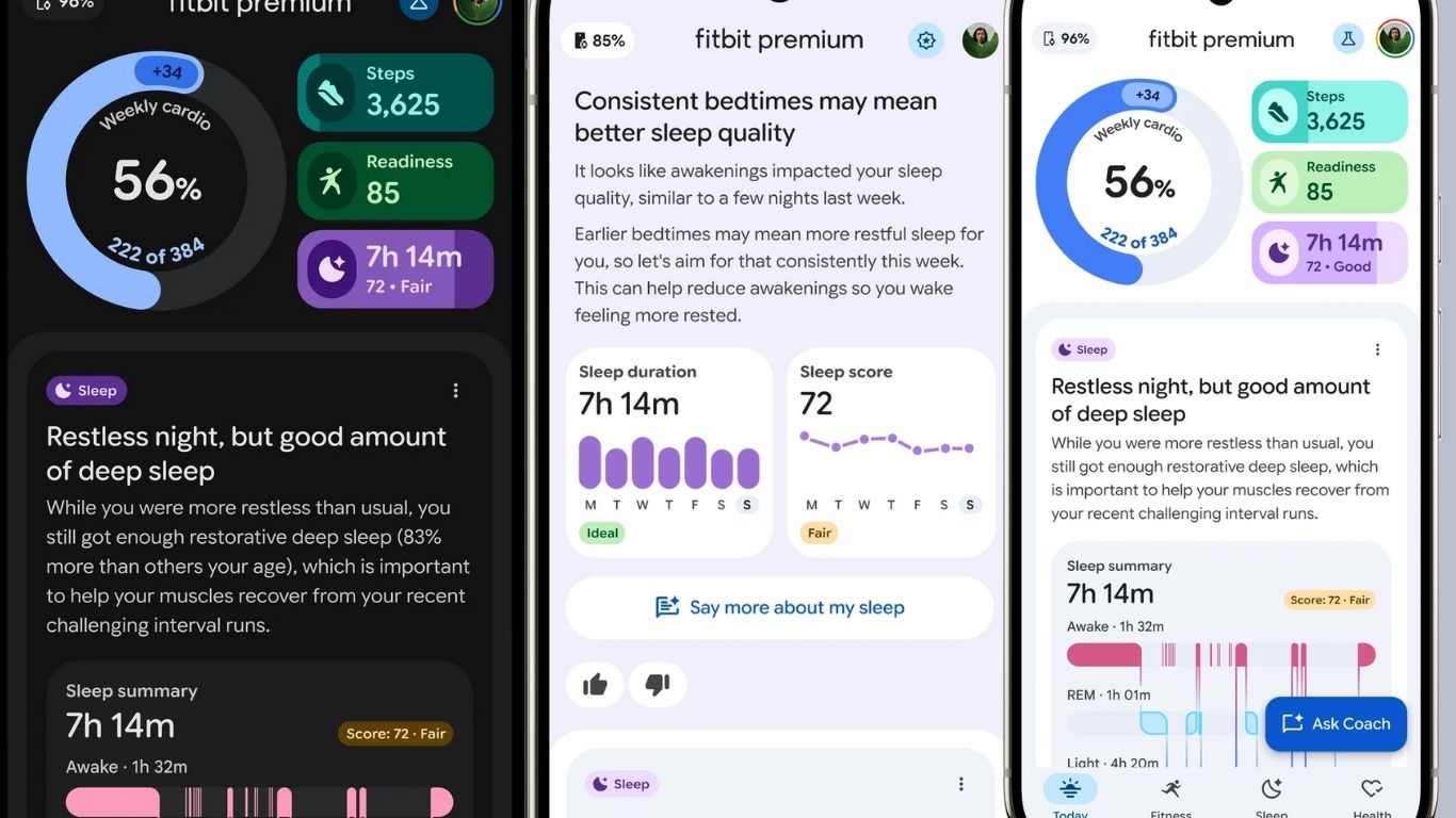 Fitbit lanza su entrenador personal de salud con IA: así funciona la nueva apuesta de Google por el bienestar digital