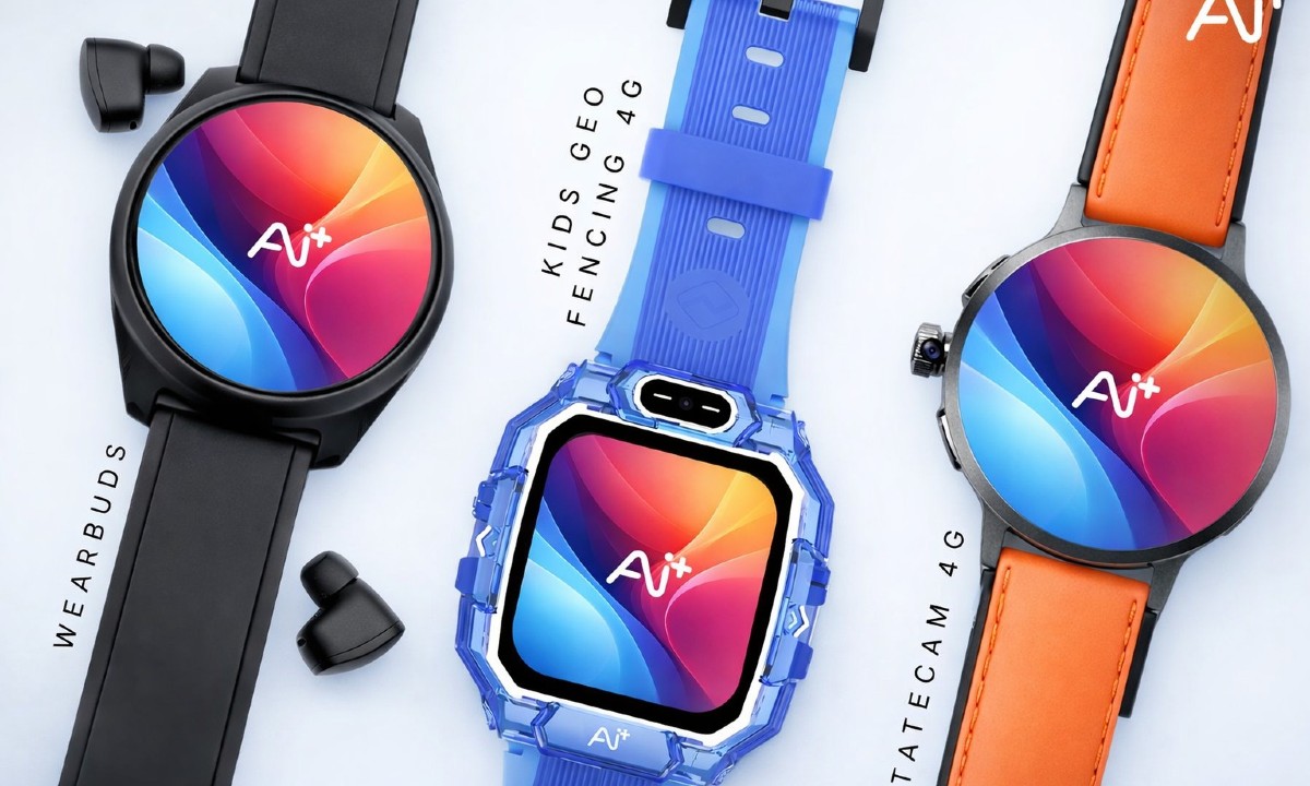 NovaWatch: la apuesta de AI+ por relojes 4G con cámara y audífonos integrados