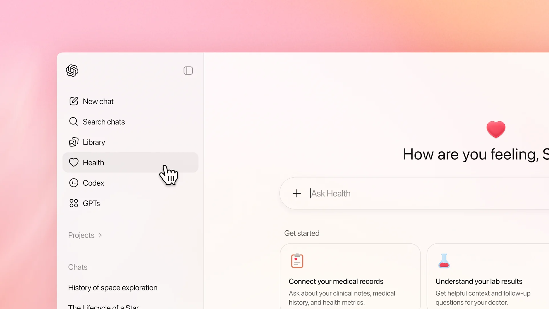 Lanzan ChatGPT Salud, qué tipo de información analiza y qué consejos puede ofrecer