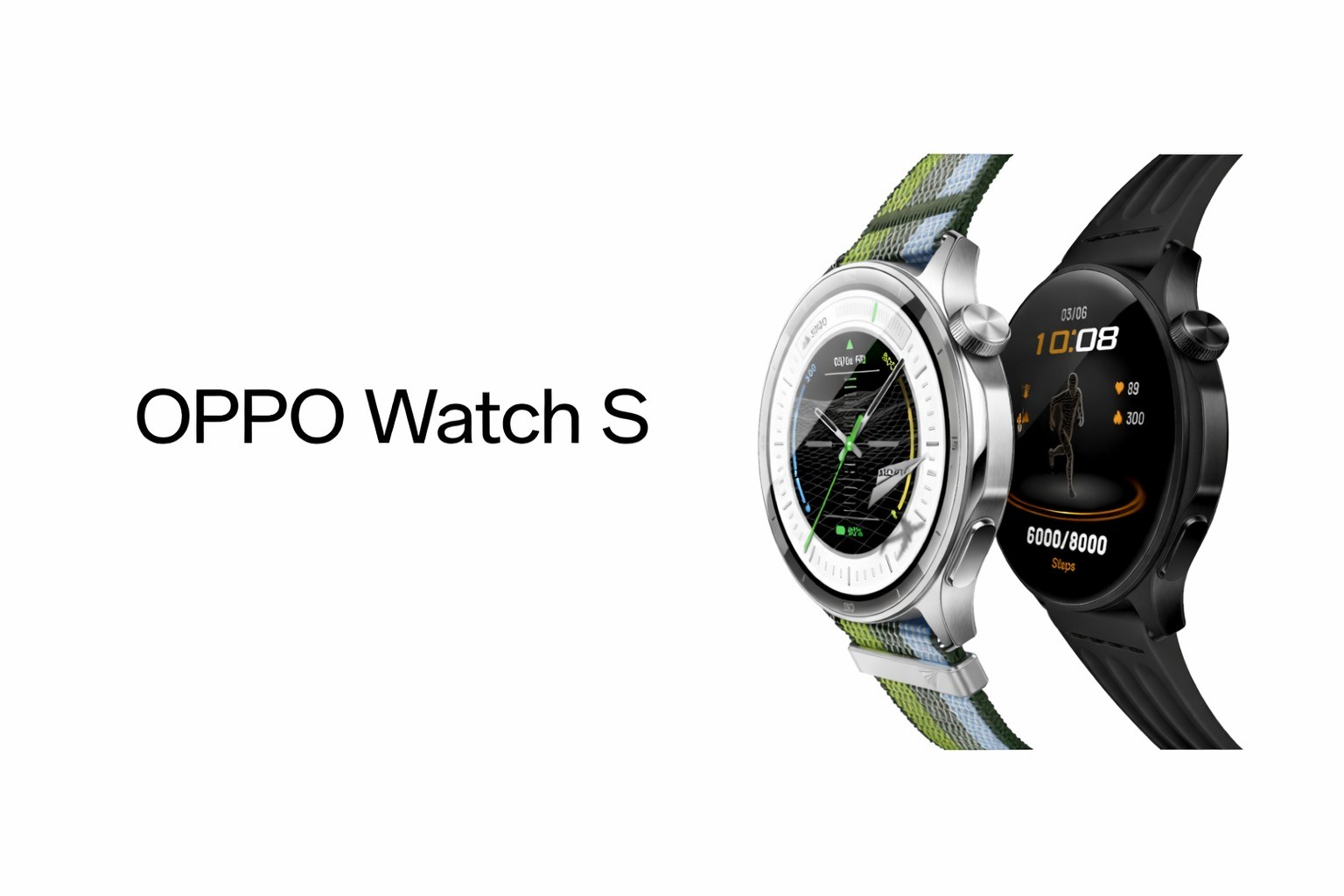 OPPO Watch S integra pantalla AMOLED de 3.000 nits y sensores avanzados de salud