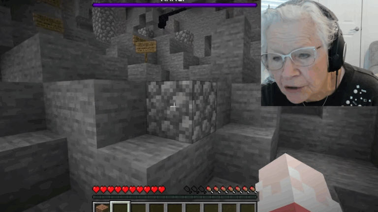 Grandma Crackers , La abuela Youtuber que recaudó más de 35.000 dólares para su nieto jugando Minecraft
