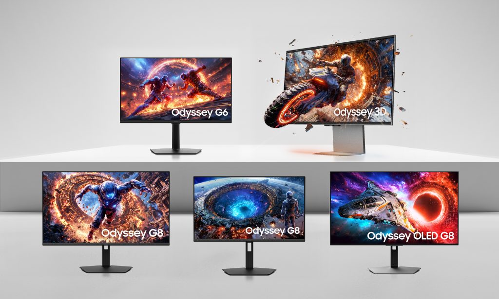 Samsung lanza Odyssey 2026: monitor 6K 3D sin gafas y hasta 1.040 Hz