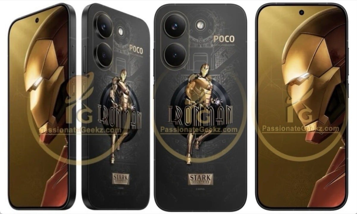 POCO X8 Pro Iron Man Edition: renders y especificaciones filtradas