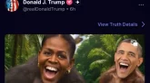 Donald Trump ha creado una nueva polémica por un Video racista de Obama creado con IA