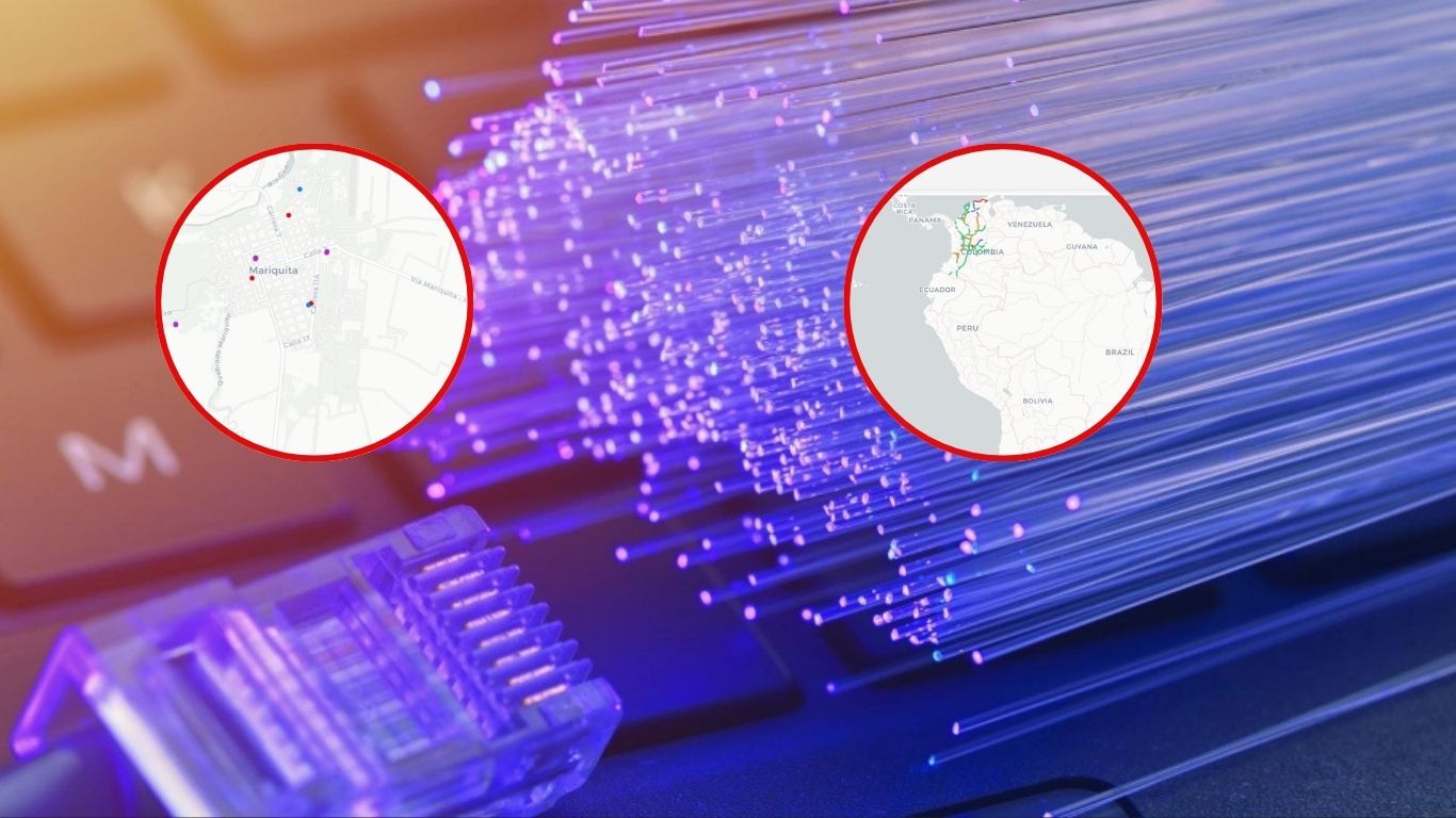Así puede ver qué carreteras de Colombia tienen fibra óptica y ubicar sitios móviles en segundos