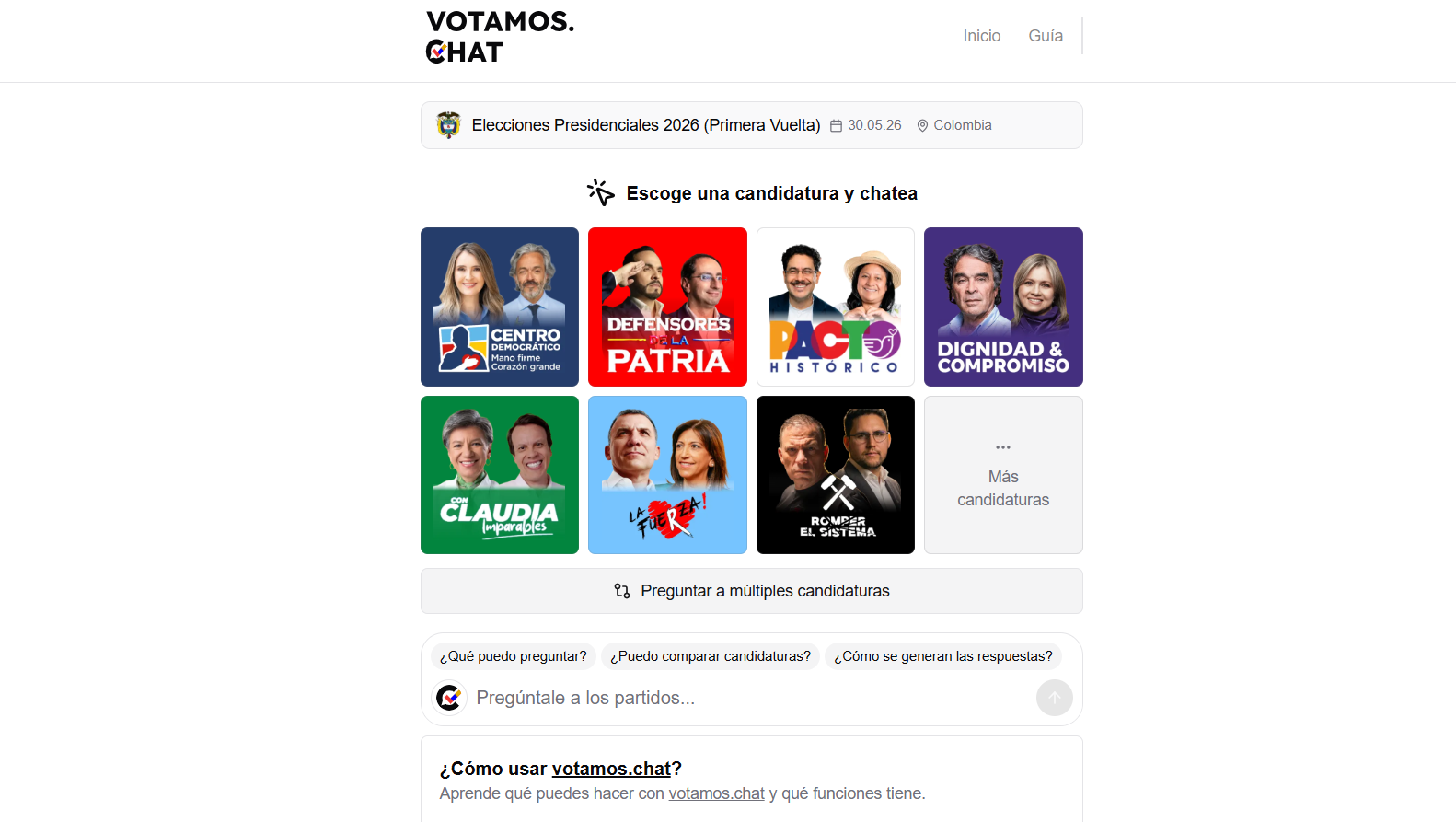 votamos.chat: la plataforma de IA que explica propuestas de candidatos en Colombia 2026