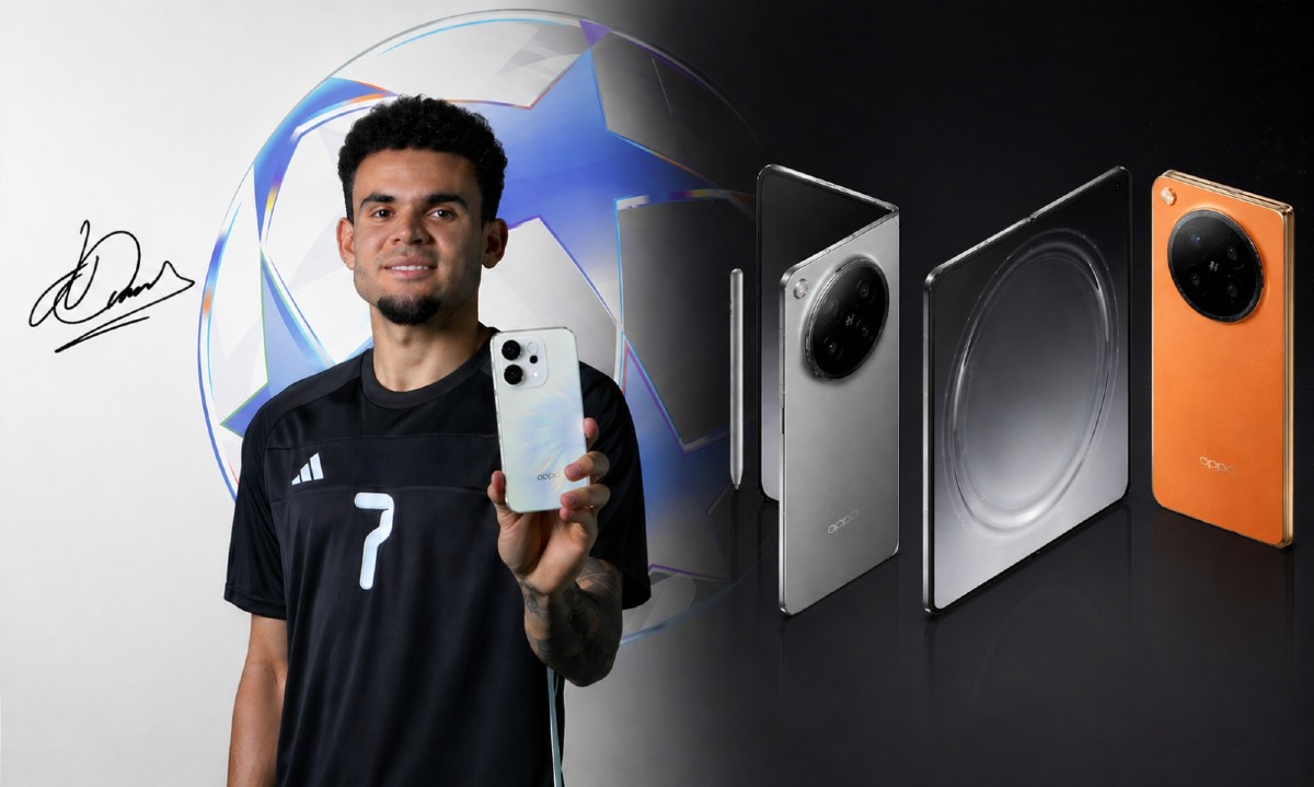 OPPO Find N6 llega de la mano de Luis Díaz a Colombia, como su nuevo embajador de marca