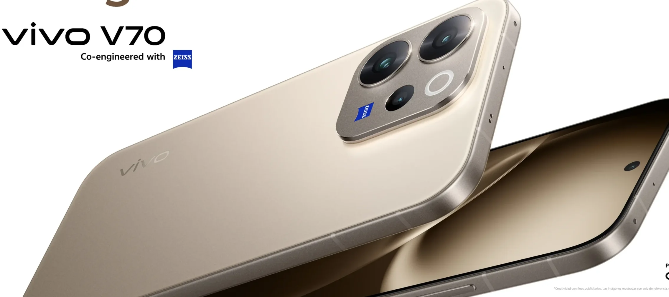 vivo V70 llega a Colombia con cámara de 200 MP y tecnología ZEISS