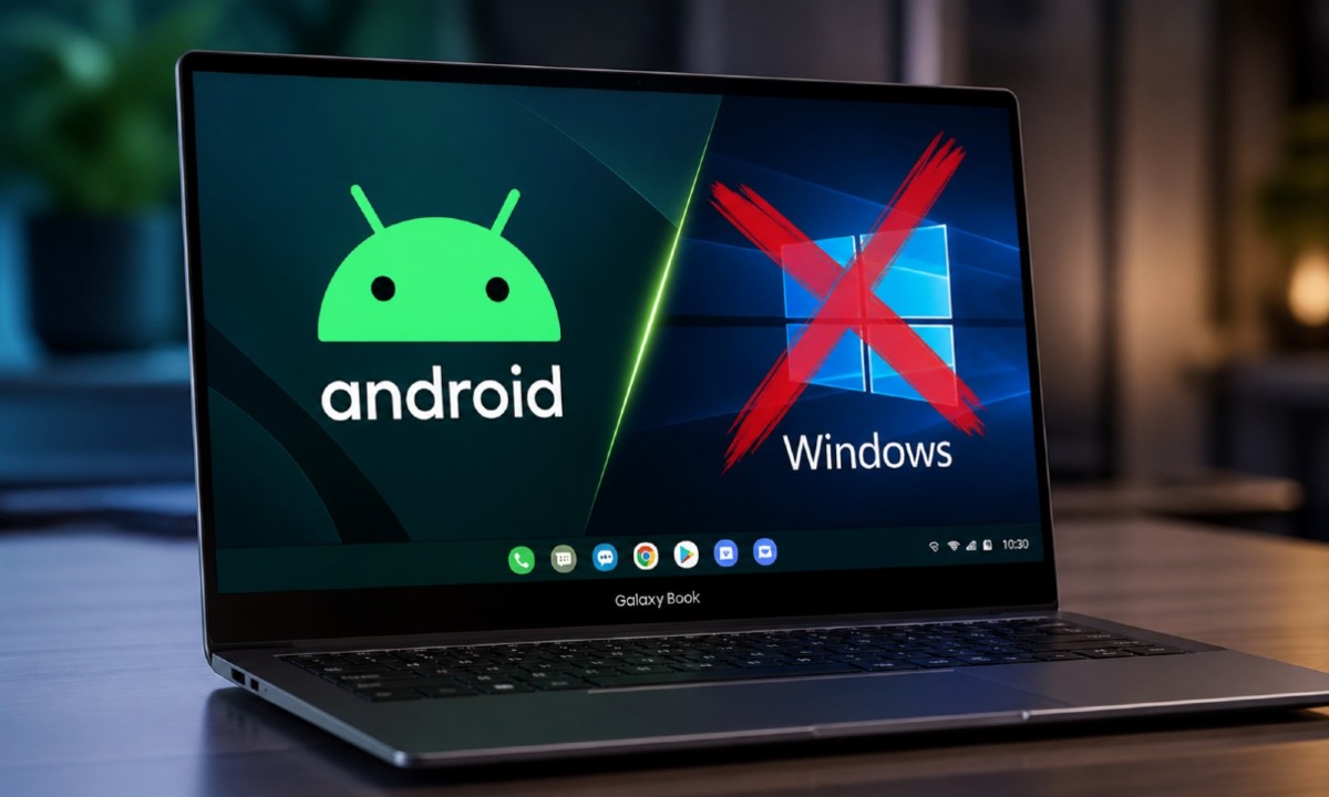 ¿Adiós a Windows? Samsung podría llevar Android a sus portátiles