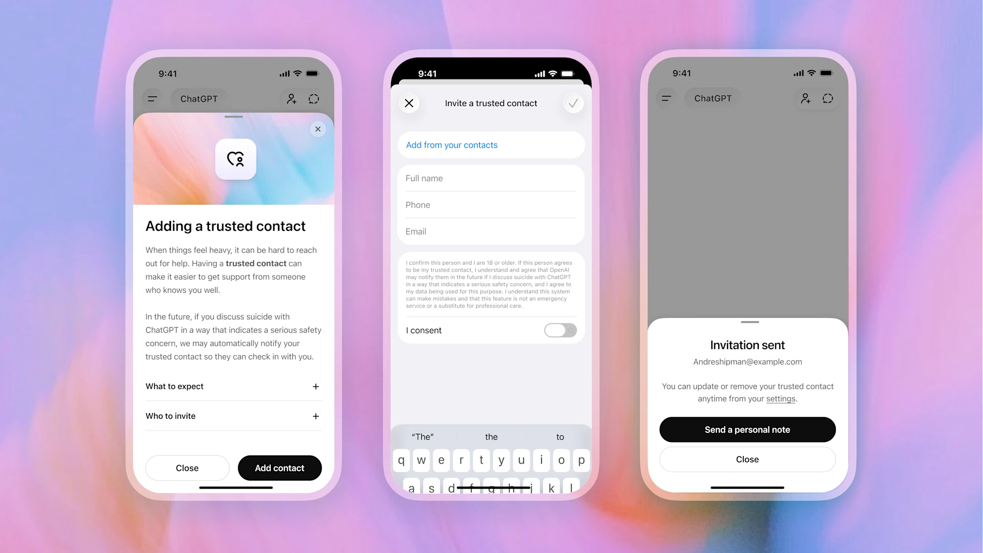 ChatGPT activó Trusted Contact: así funciona la alerta para prevenir autolesiones
