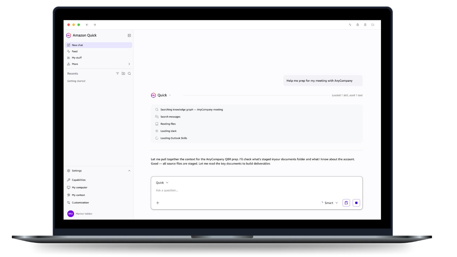 AWS lanza Amazon Quick: así funciona su asistente de IA para escritorio