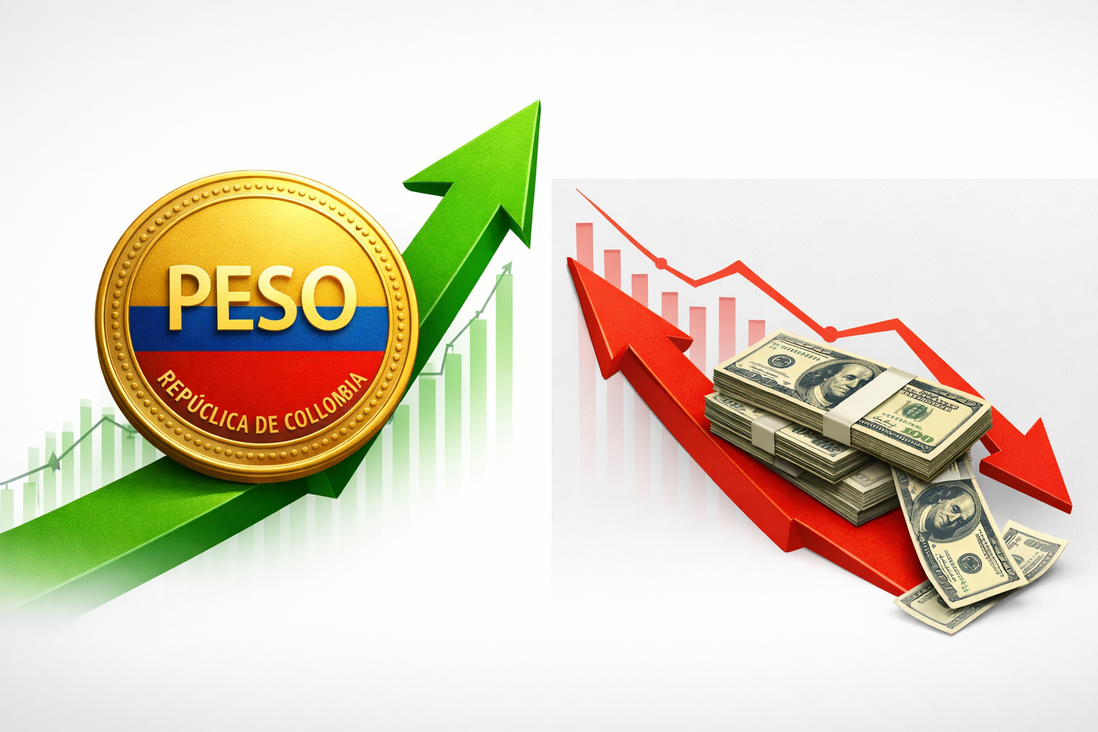 ¿Por qué el peso colombiano está tan fuerte? Lo que revela la caída histórica del dólar
