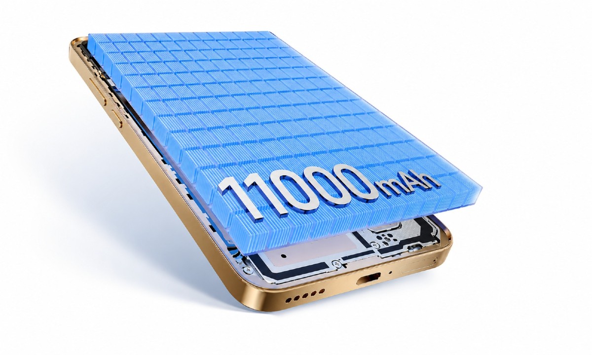 Honor X80 Pro Max se deja ver con batería de 11.000 mAh y diseño bicolor