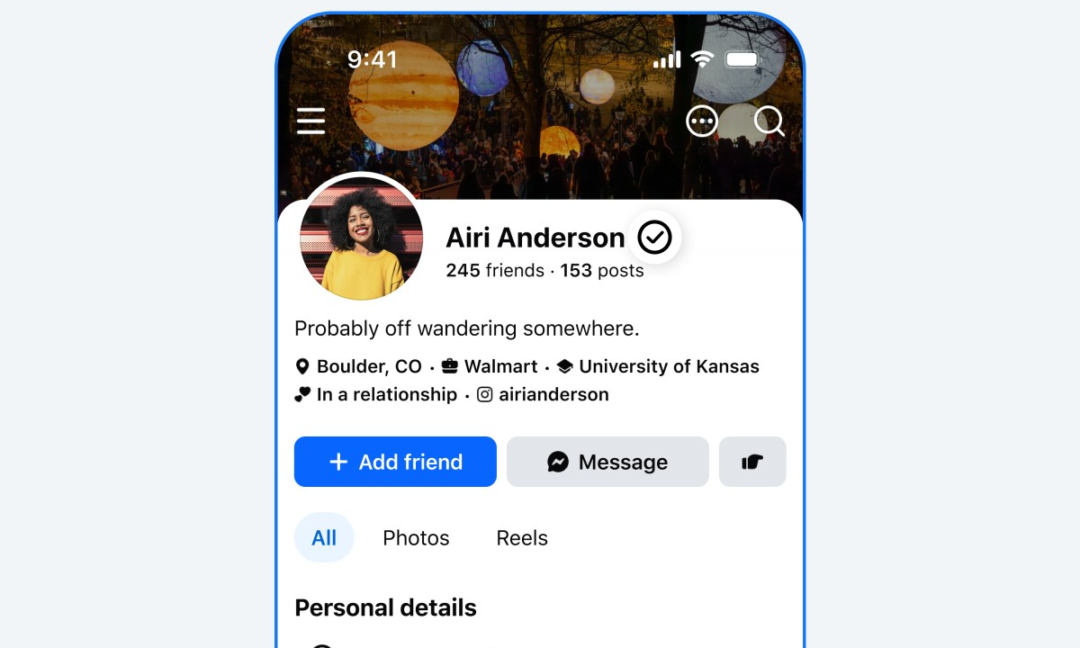 Meta lanza Facebook Verified, una insignia gratuita para perfiles reales