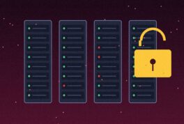Ilustración de un servidor con una alerta de seguridad, sobre la explotación de las fallas de PHP